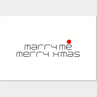 Marry Me Merry Christmas Posters and Art